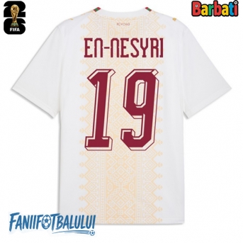 Maroc Youssef En-Nesyri #19 Tricou Fotbal Replică Mondial 2026 Barbati Deplasare